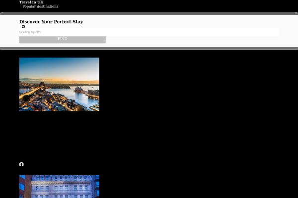 Trawell website example screenshot