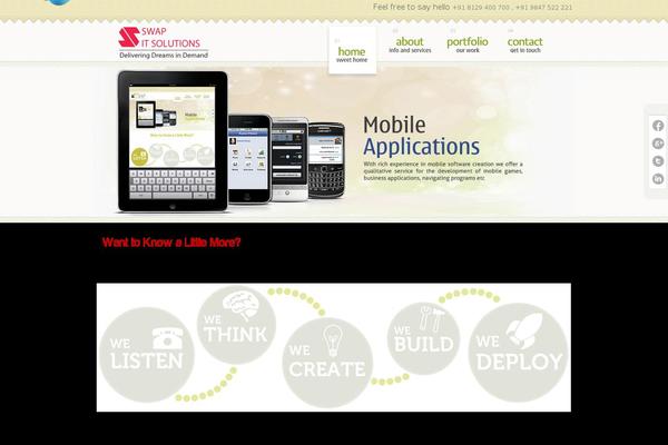 Default theme site design template sample