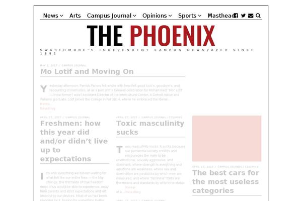 The Fox theme site design template sample