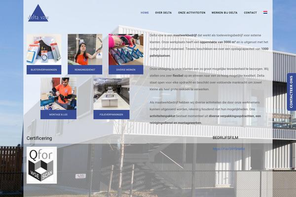 Osmosis theme site design template sample