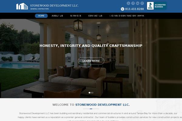 StoneWood theme websites examples