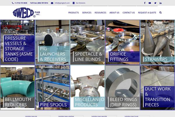 swecofab.com site used Pipingtech
