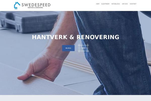 Perth theme site design template sample