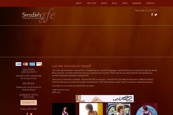 Mana theme site design template sample