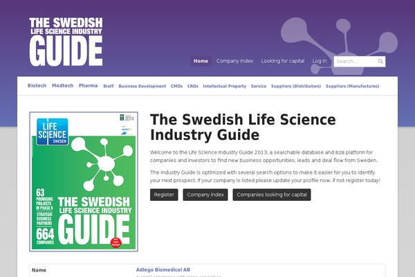 swedishlifesciences.se site used Ariland