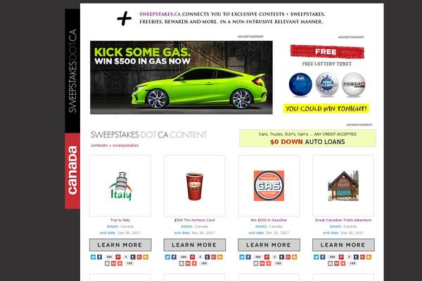 Vision theme site design template sample