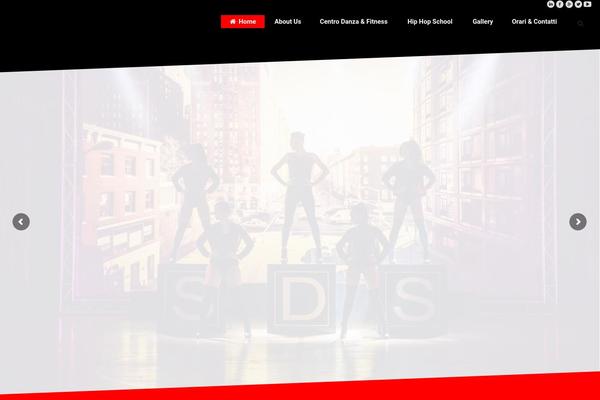 Dance-studio theme site design template sample