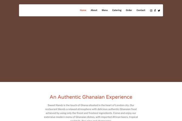 Site using Qode-restaurant plugin