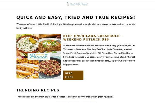 sweetlittlebluebird.com site used Foodiepro-v444