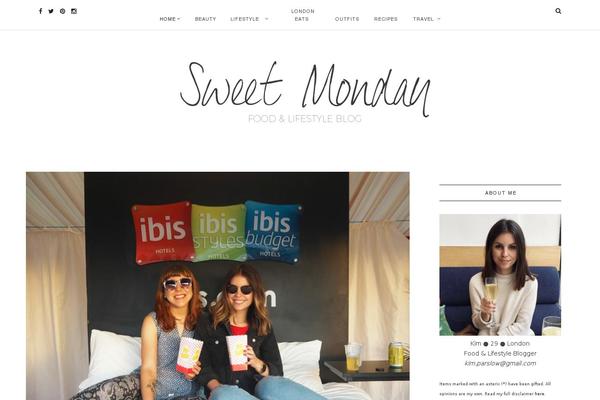 Grandblog theme site design template sample