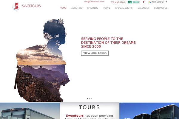 Tours theme site design template sample