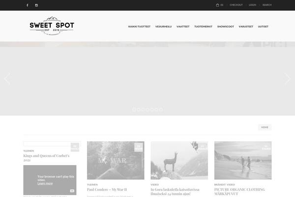 UberStore theme site design template sample