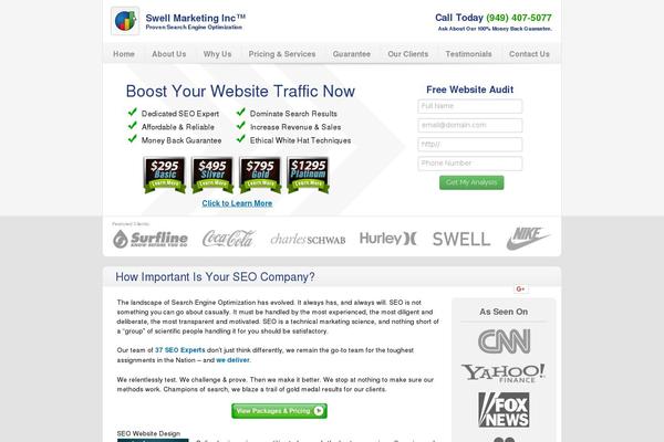 Site using Wp-html-sitemap plugin