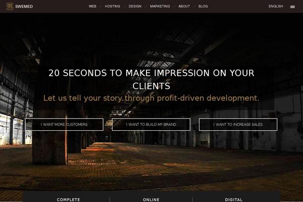 Dfd-ronneby theme site design template sample