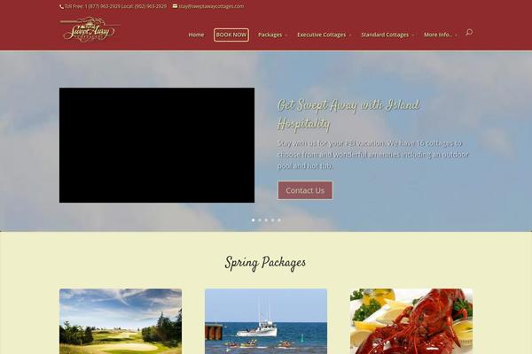 sweptawaycottages.com site used Lake-divi-child