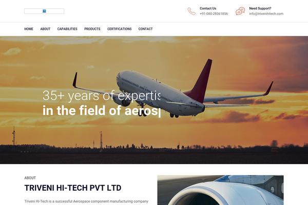 Industro theme site design template sample