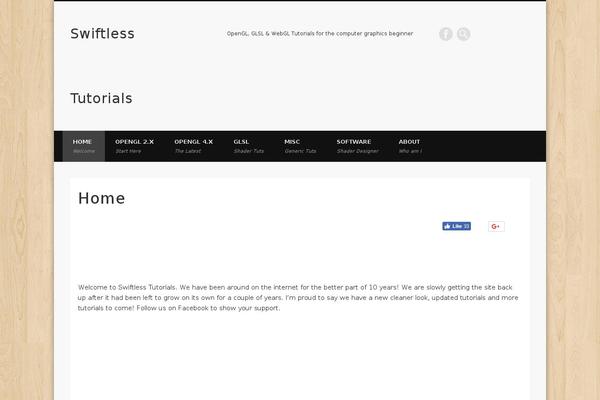 Site using Google Syntax Highlighter for WordPress plugin