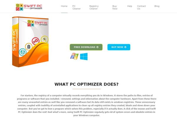 Business One Page theme site design template sample