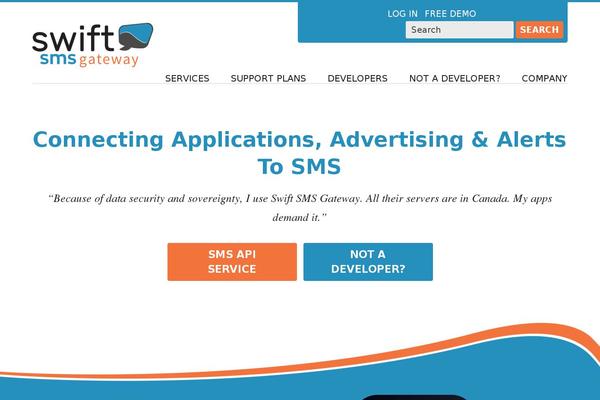 swiftsmsgateway.com site used Swiftsms