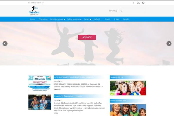 Site using Touchy-by-bonfire plugin