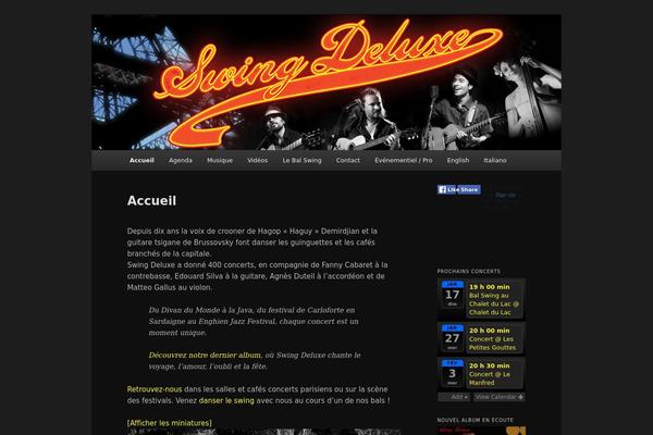 Music theme site design template sample