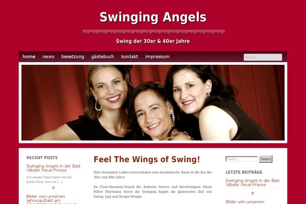 Stitch theme site design template sample
