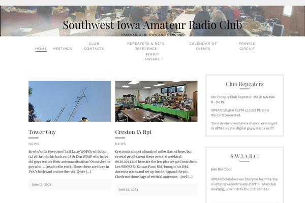 Site using Post-widget plugin