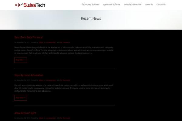 Hestia theme site design template sample