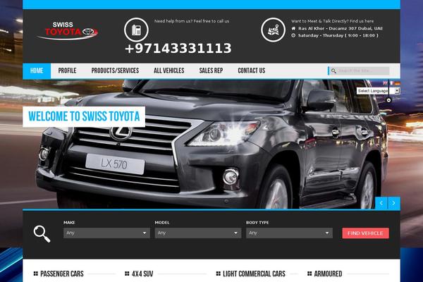 swisstoyota.com site used CaLeader