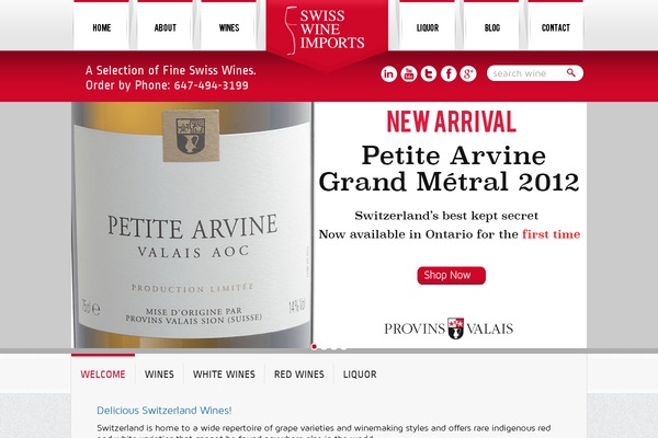 WineShop theme websites examples