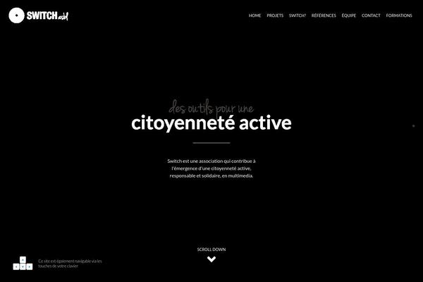 Switch theme site design template sample