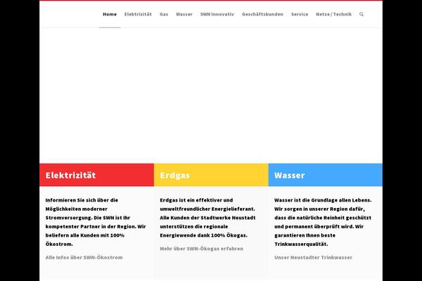 Enfold-child theme site design template sample
