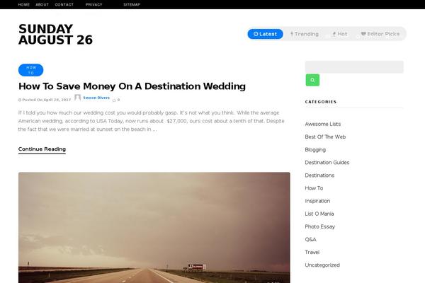 Grandmagazine theme site design template sample