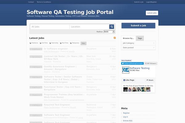 swtestingjobs.com site used Jobroller