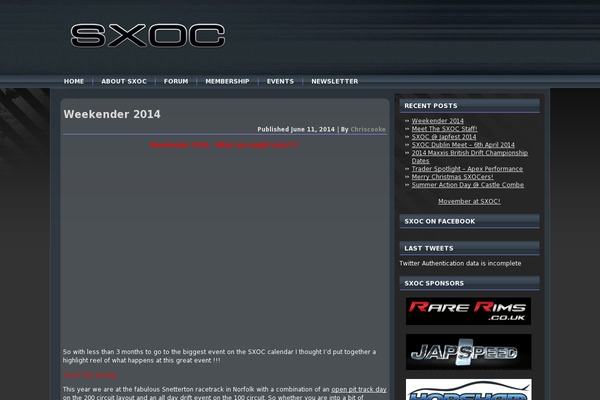 Site using WEN's Social Links plugin