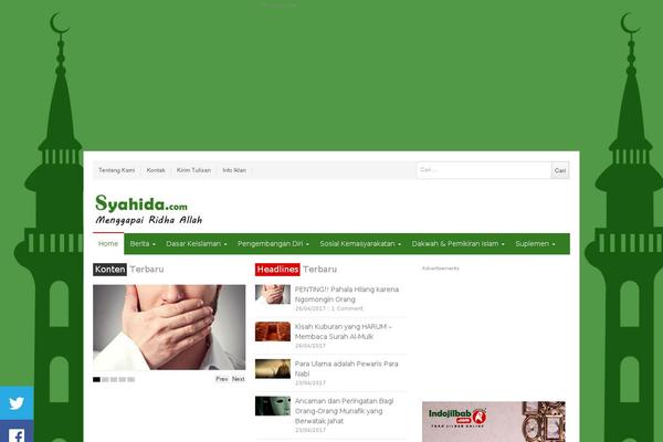 Site using Newsplus-shortcodes plugin