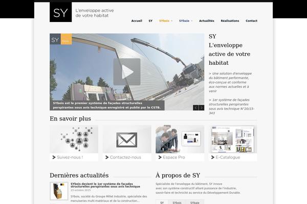 Construct theme site design template sample