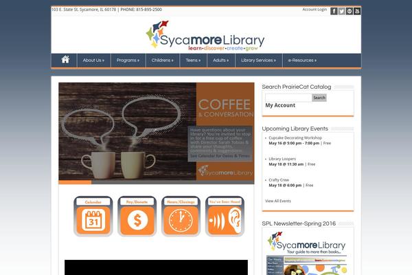 sycamore theme websites examples