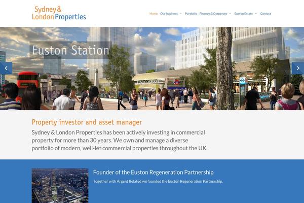 Salient theme site design template sample