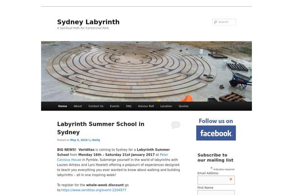 Site using Social Profiles Widget plugin
