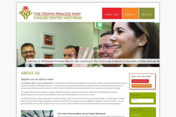 sydneywestcancer.org site used Openspace