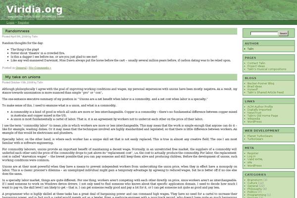 sylvantech.com site used Viridia