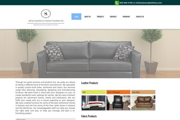 Homeland theme site design template sample