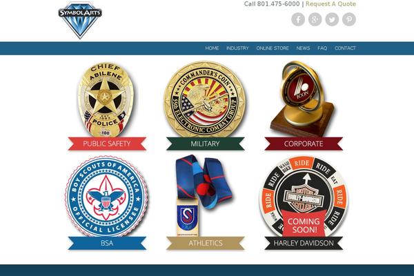 symbolarts.com site used Wpbootstrap4-master-master