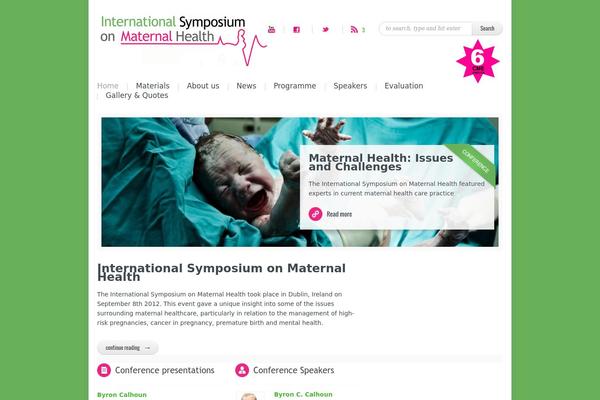 Evento theme site design template sample