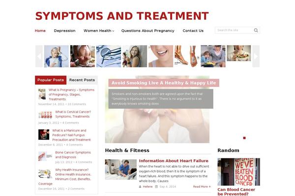 Frontpage theme site design template sample