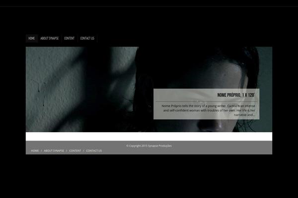 Synapse theme site design template sample