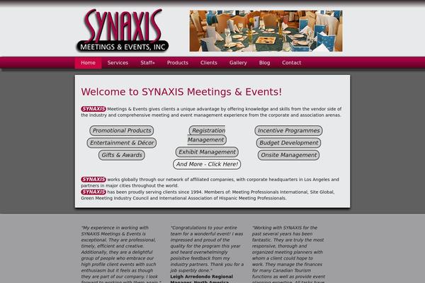 synaxismeetings.com site used Dynamik