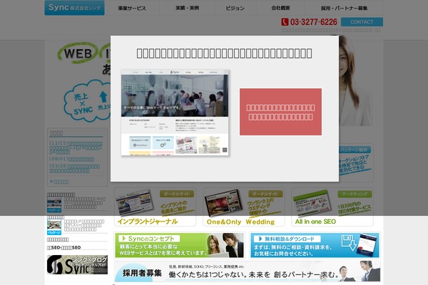 sync-g.com site used Sync-g_co_jp_2014
