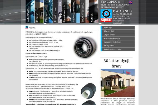 syncopex.pl site used Syncopex